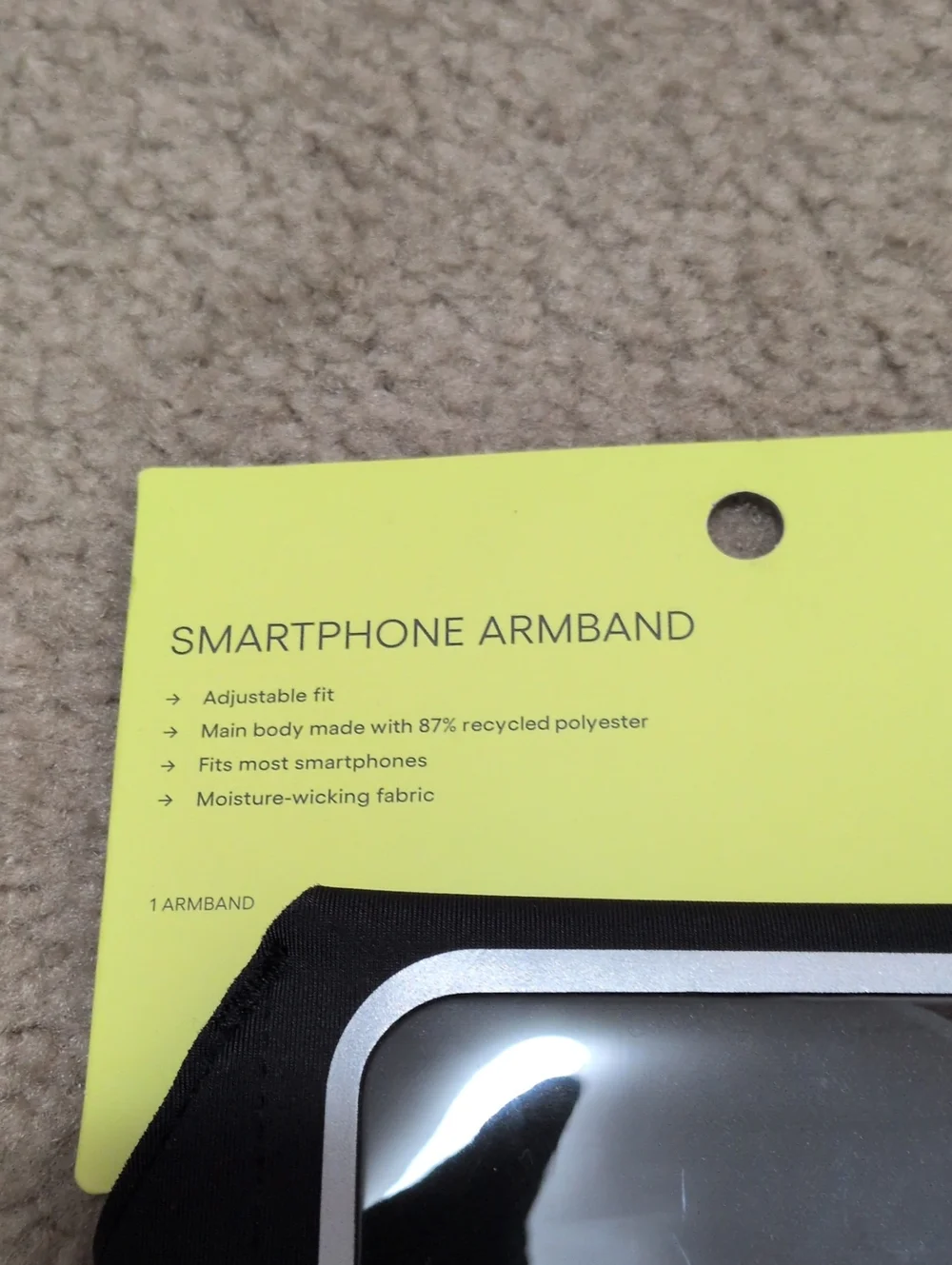 Black Smartphone Armband